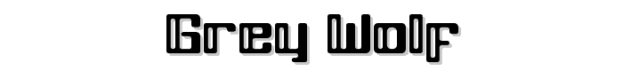 Grey Wolf font